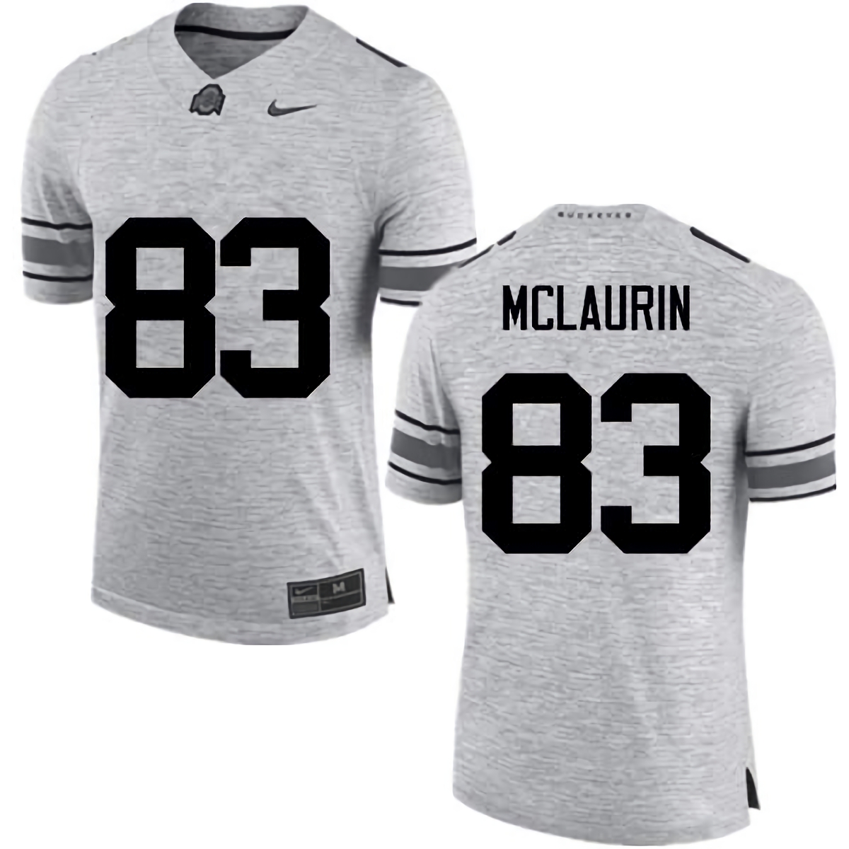 Terry McLaurin Ohio State Buckeyes Men's NCAA #83 Nike Gray College Stitched Football Jersey MAA2056HI